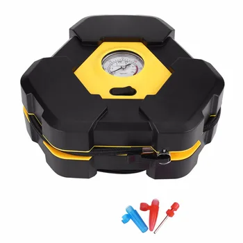 Portable Tire Inflator Pump Air Compressor with Needle Indicator Car Styling 12V Car Electric Air Compressor
Portable Tire Inflator Pump Air Compressor with Needle Indicator Car Styling 12V Car Electric Air Compressor