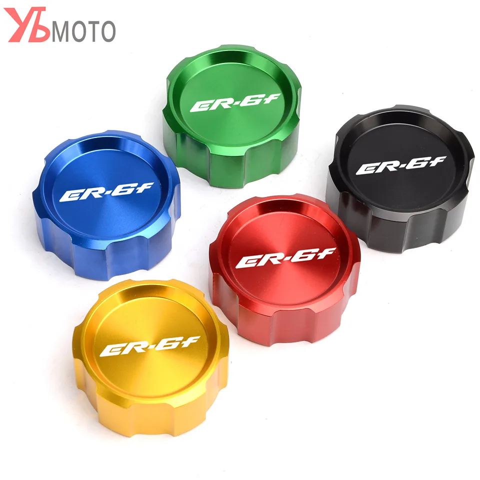 For KAWASAKI ER6F ER-6F Motorcycle CNC Aluminum Rear Brake Reservoir Cover Caps Green Red Black Blue Gold With Laser Logo(ER-6F)
For KAWASAKI ER6F ER-6F Motorcycle CNC Aluminum Rear Brake Reservoir Cover Caps Green Red Black Blue Gold With Laser Logo(ER-6F)