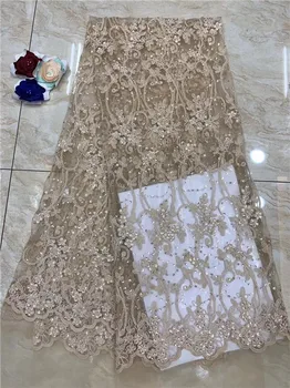 Free shipping (5yards/pc) high quality Champagne African sequins lace fabric French net lace fabric for party dress(FJ-2-19
Free shipping (5yards/pc) high quality Champagne African sequins lace fabric French net lace fabric for party dress(FJ-2-19