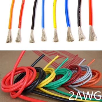 2AWG Silicone Wire 50mm Square Insulated Flexible Electrical Cable Heatproof Tinned Copper Silica Gel Soft DIY Core Test Line
2AWG Silicone Wire 50mm Square Insulated Flexible Electrical Cable Heatproof Tinned Copper Silica Gel Soft DIY Core Test Line