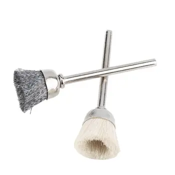 New Brass Wire Wheel Brush Shank Suitable For Rotary Dremel Drill Tool Clean olish Shank Fits Rotary Tool Accessory hot selling
New Brass Wire Wheel Brush Shank Suitable For Rotary Dremel Drill Tool Clean olish Shank Fits Rotary Tool Accessory hot selling