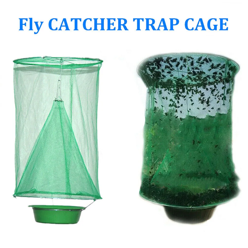 Reusable Pest Control Hanging Fly Catcher Killer Folding Flytrap Insect Bug Cage Net Trap Summer Garden Yard Flycatcher
Reusable Pest Control Hanging Fly Catcher Killer Folding Flytrap Insect Bug Cage Net Trap Summer Garden Yard Flycatcher