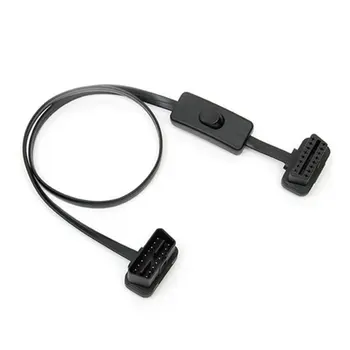 Portable OBD Extension Cable Male To Female Connection Flat Line Professional Diagnostic Cable With Button Switch for Cars
Portable OBD Extension Cable Male To Female Connection Flat Line Professional Diagnostic Cable With Button Switch for Cars