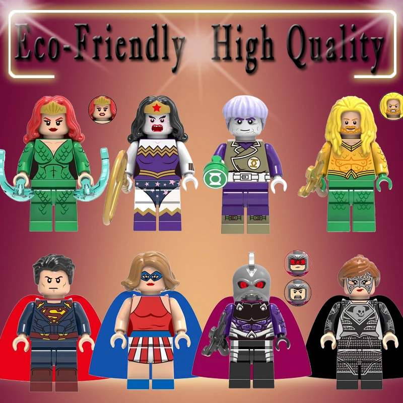 Single Sale Building Block Super Heroes Superman Aquaman Ocean Master Mera Reign action Figures Model Toys For Children X0189
Single Sale Building Block Super Heroes Superman Aquaman Ocean Master Mera Reign action Figures Model Toys For Children X0189