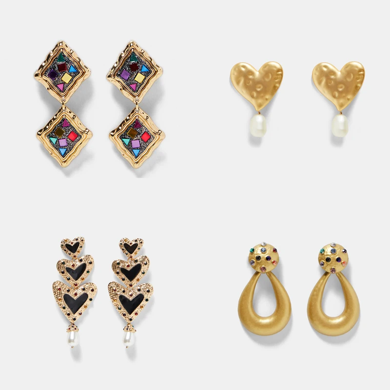 Coco&willow Geometric Fashion Drop Earrings for women Black Heart Bohomian Earrings for party Statement Earring fashion jewelry
Coco&willow Geometric Fashion Drop Earrings for women Black Heart Bohomian Earrings for party Statement Earring fashion jewelry