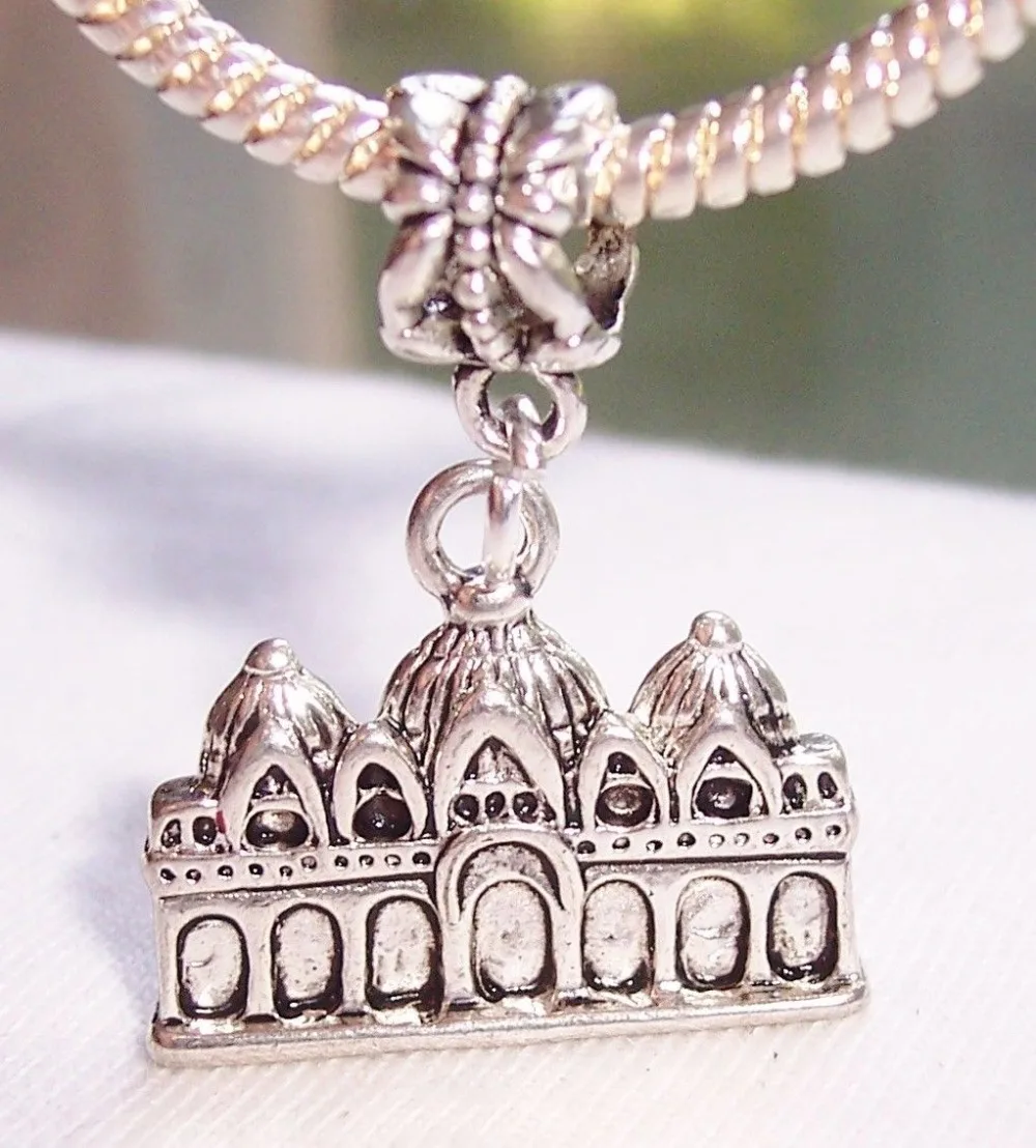 100pcs Tibetan Silver St. Mark's Basilica Venice Italy Church Dangle Bead for European Charm Bracelet 31.5x22.5mm 4503L
100pcs Tibetan Silver St. Mark's Basilica Venice Italy Church Dangle Bead for European Charm Bracelet 31.5x22.5mm 4503L