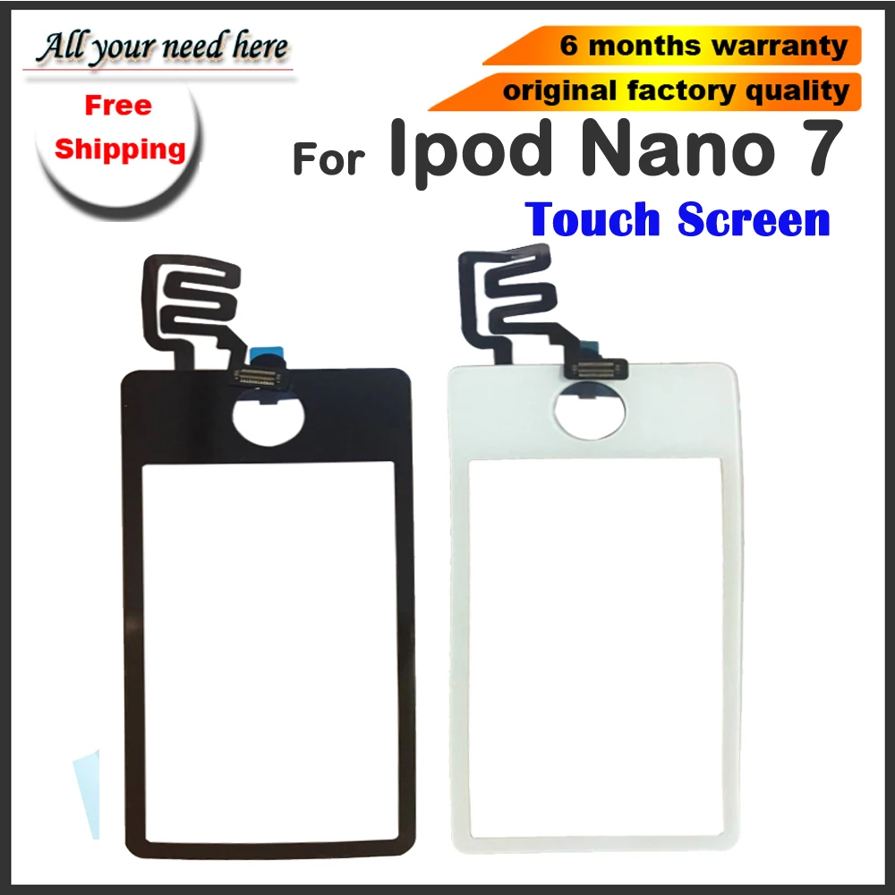Фото Замена для iPod Nano 7 7th 7Gen Передний сенсорный экран Высокое качество ipod Nano7 ЖК-экран