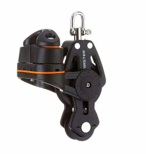 Sailboat Hardware 35mm 1 3/8" Single Swivel Shackle Fiddle Fairlead Cleat Block BP-3521F
Sailboat Hardware 35mm 1 3/8" Single Swivel Shackle Fiddle Fairlead Cleat Block BP-3521F