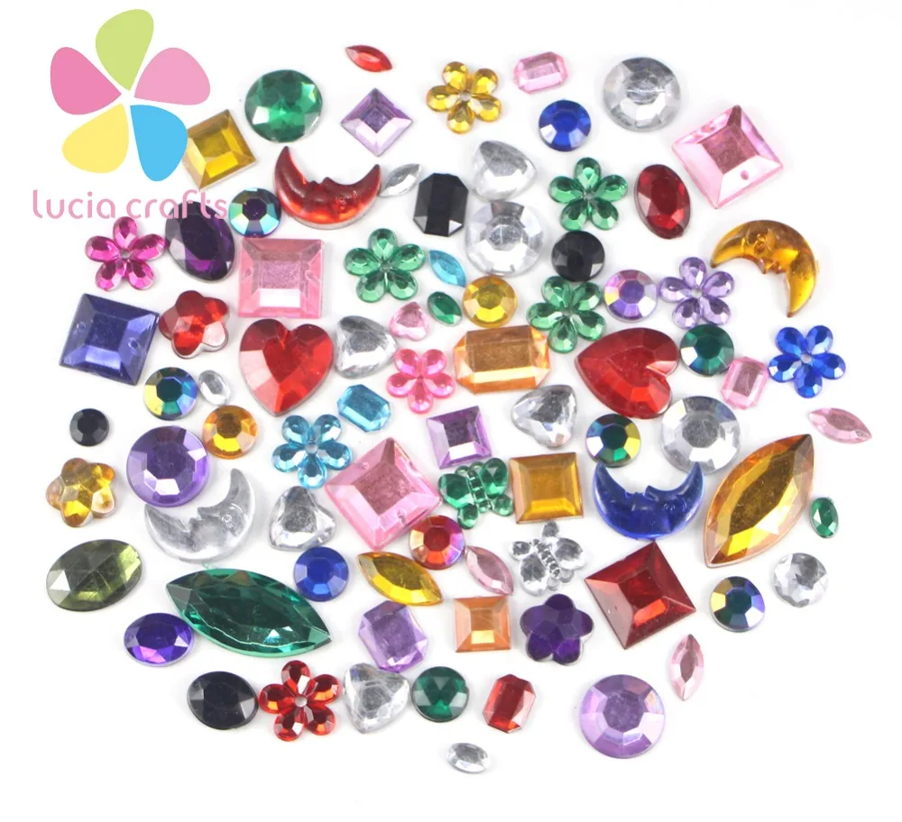 500 Mixed Color Flatback Resin Floral Mini Flower Cabochons 5mm DIY Craft