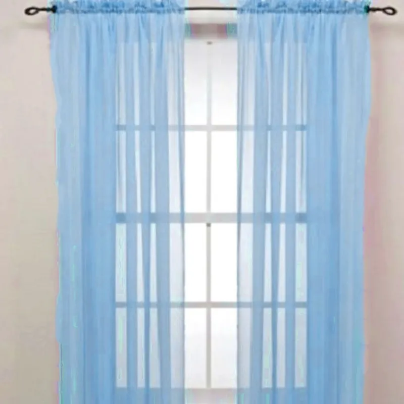 Hot Sell Chic Room Solid Voile Window Curtain Sheer Voile Panel Drapes translucidus Curtain
Hot Sell Chic Room Solid Voile Window Curtain Sheer Voile Panel Drapes translucidus Curtain