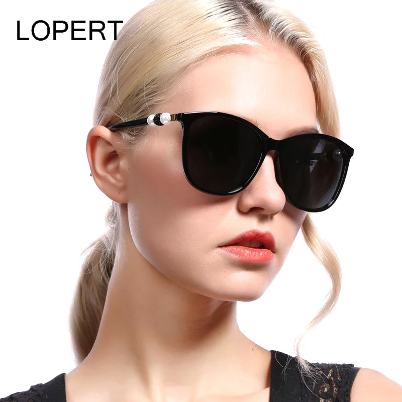 Жемчужные Роскошные брендовые дизайнерские поляризованные солнцезащитные очки