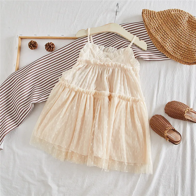 New Sleeveless baby girl beach dress 2019 summer kids dresses for girls tutu dress children sling Jumperskirt droshipping
New Sleeveless baby girl beach dress 2019 summer kids dresses for girls tutu dress children sling Jumperskirt droshipping