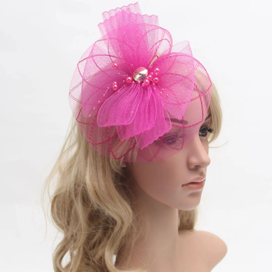 Comfortable Wedding Holiday Fascinator Cocktail Hat For Women French Veiling Hair Headband Vintage Lady Party Accessory
Comfortable Wedding Holiday Fascinator Cocktail Hat For Women French Veiling Hair Headband Vintage Lady Party Accessory