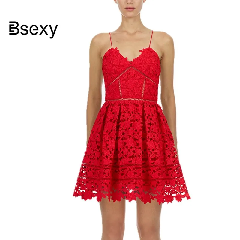 Dresses Woman Party Night Sexy Club Dress 2019 Self Portrait Ladies Backless Spaghetti Strap Red Lace Mini Dress Robe Rouge
Dresses Woman Party Night Sexy Club Dress 2019 Self Portrait Ladies Backless Spaghetti Strap Red Lace Mini Dress Robe Rouge