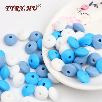 TYRY.HU 60Pcs/Lot Silicone Teething Beads BPA Free Silicone Abacus Beads Necklace Pendant Baby Tooth Nursing For Bracelet Making
TYRY.HU 60Pcs/Lot Silicone Teething Beads BPA Free Silicone Abacus Beads Necklace Pendant Baby Tooth Nursing For Bracelet Making