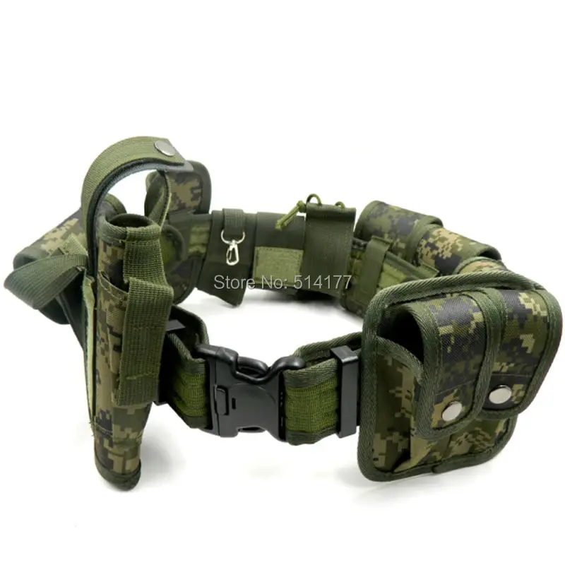 Tactical Belt Set Jungle Camouflage Security Belts Training Guard Utility Heavy Duty Combat Belt Set 10pcs/sets
Tactical Belt Set Jungle Camouflage Security Belts Training Guard Utility Heavy Duty Combat Belt Set 10pcs/sets