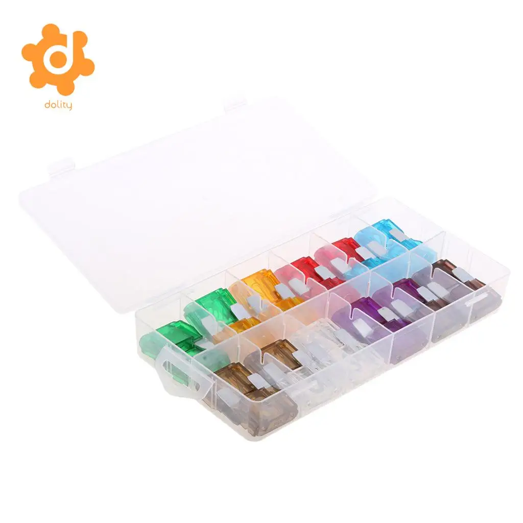 24pcs Big Auto Blade Fuse Assortment Set Maxi Car Electrical Fuses Truck RV