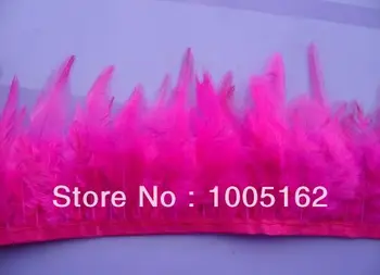 Free shipping-10yards/color Hot Pink Hackle Feather trimming Fringe for dress design
Free shipping-10yards/color Hot Pink Hackle Feather trimming Fringe for dress design
