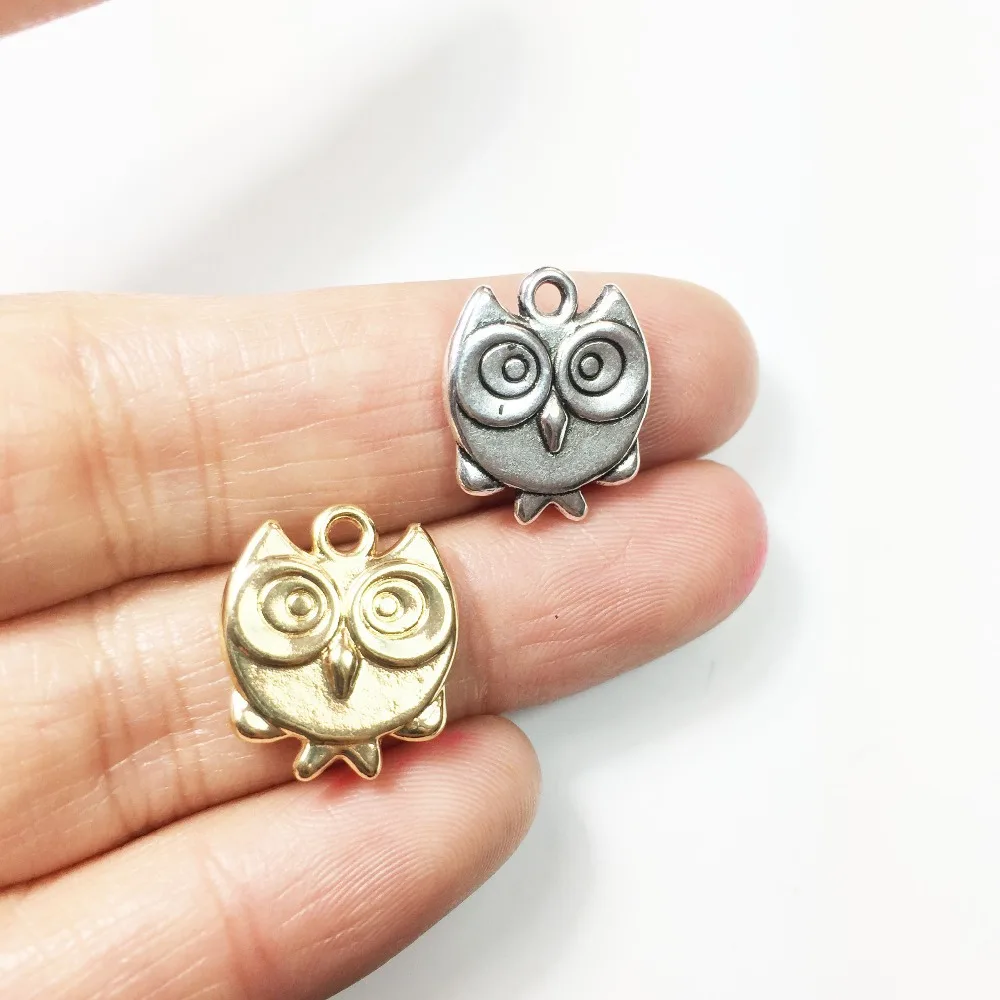 Eruifa 20pcs 15mm Owl Zinc alloy charms Wholesales necklace,earring bracelet jewelry DIY handmade 2 colors
Eruifa 20pcs 15mm Owl Zinc alloy charms Wholesales necklace,earring bracelet jewelry DIY handmade 2 colors