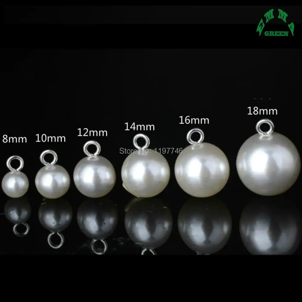 White Pearl Charms Simulated Round Pearl Pendant Charm Classical Jewelry Making Finding 8mm 10mm 12mm 14mm 16mm 18mm
White Pearl Charms Simulated Round Pearl Pendant Charm Classical Jewelry Making Finding 8mm 10mm 12mm 14mm 16mm 18mm
