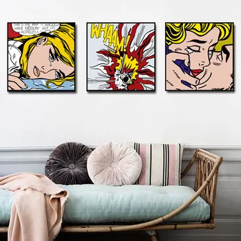 Pop art poster colorful canvas painting on the wall canvas art wall pictures for living room home decoration
Pop art poster colorful canvas painting on the wall canvas art wall pictures for living room home decoration