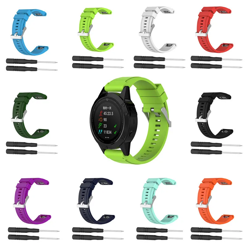 Replacement Quick Release 20MM 22MM 26MM Watch Band For Garmin Fenix5/5S/5X GPS Forerunner 935 Bands Sports Silicone Watch Strap
Replacement Quick Release 20MM 22MM 26MM Watch Band For Garmin Fenix5/5S/5X GPS Forerunner 935 Bands Sports Silicone Watch Strap