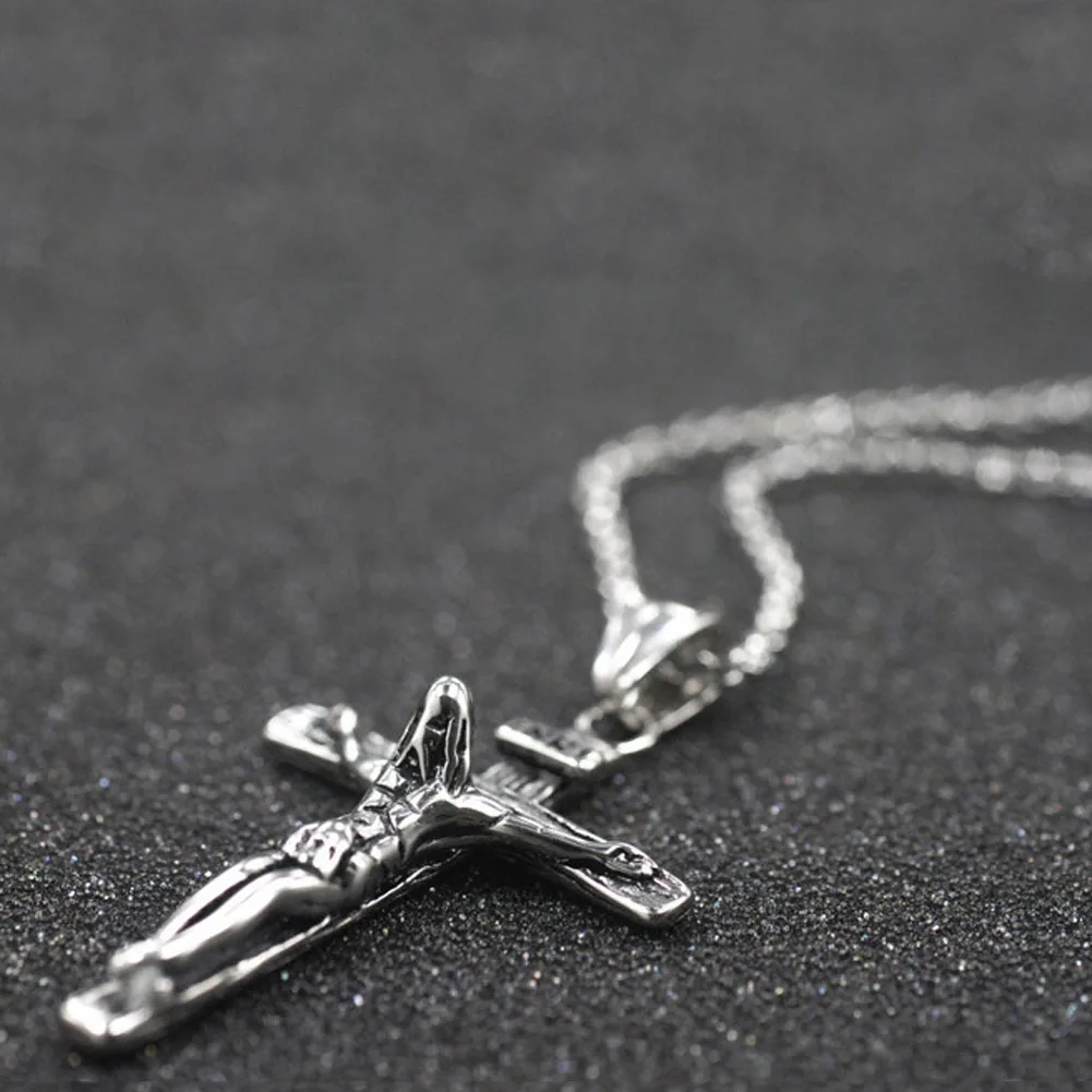 Cross Necklace Gold/Silver Color Stainless Steel Chain For Men Jewelry Jesus Piece NL2381
Cross Necklace Gold/Silver Color Stainless Steel Chain For Men Jewelry Jesus Piece NL2381