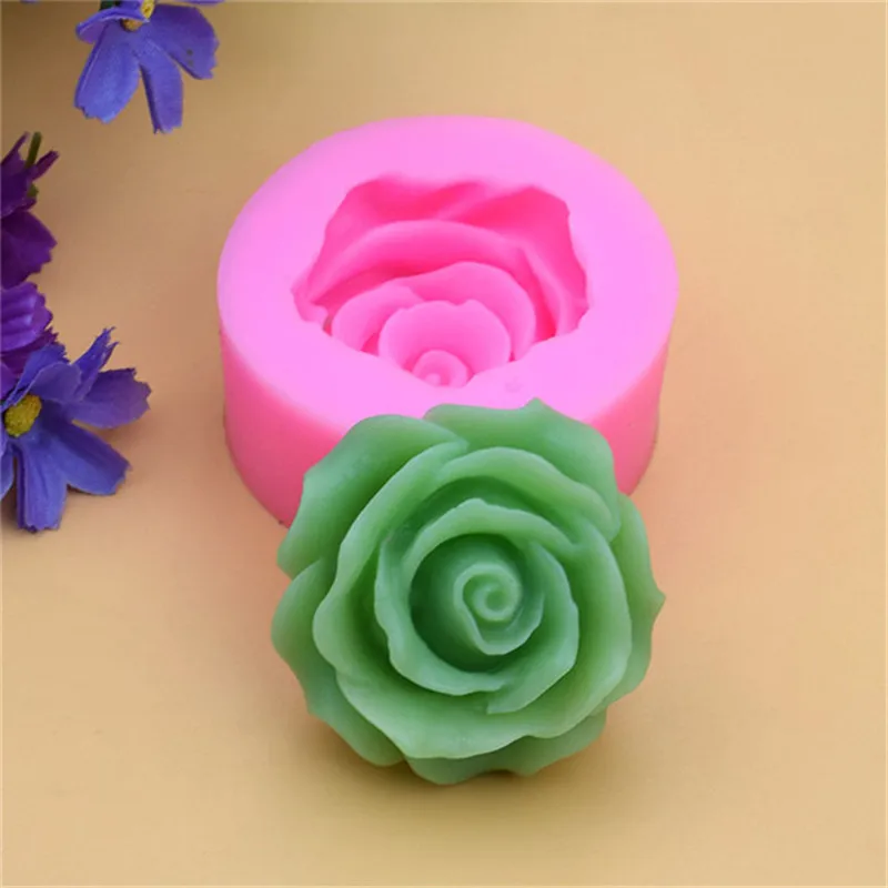Фото Цветочное цветение искусственное мыло 3D желе конфеты шоколадное украшение