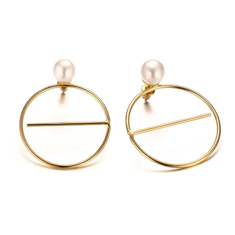 SEASHA 2019 Hot Sale Jewelry Elegant Stainless Steel Metal Golden Design High-quality Stud Earrings Women Unisex Girl Party Gift
SEASHA 2019 Hot Sale Jewelry Elegant Stainless Steel Metal Golden Design High-quality Stud Earrings Women Unisex Girl Party Gift