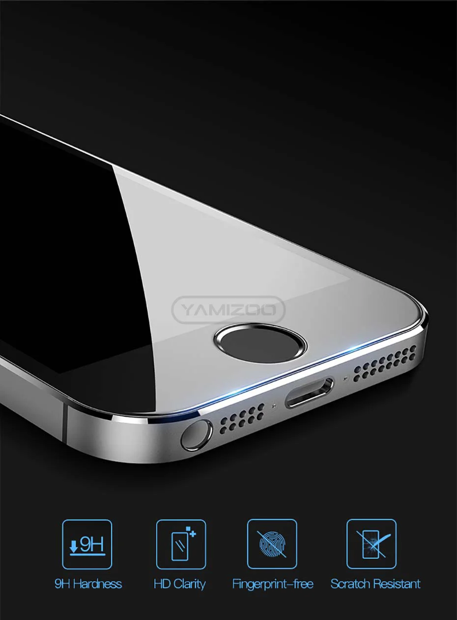 YAMIZOO Protective Glass For iPhone 5s se 5 Screen Protector Premium Explosion Proof Film On 5 For iPhone se 5s Tempered Glass (7)