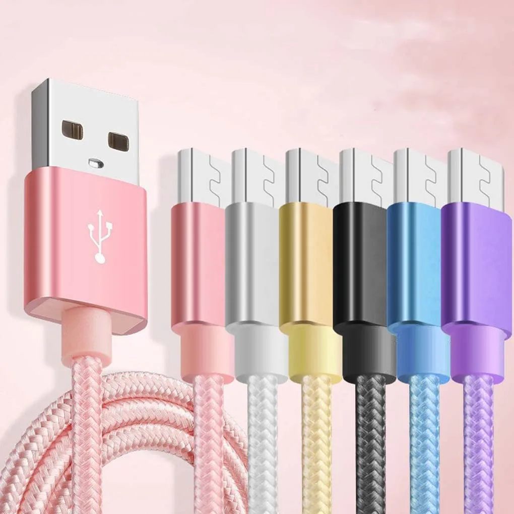 1/2/3M Nylon Woven Data Cable Replacement for Android Mobile Phone Data Line Cord Replacement Wire Cable for iPhone for Samsung
1/2/3M Nylon Woven Data Cable Replacement for Android Mobile Phone Data Line Cord Replacement Wire Cable for iPhone for Samsung