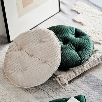 Quilting Seat Cushion Soft Velvet Texture Round Square Floor Pillow Chair Sofa Cushions for Home Office Hotel Solid Gray Green
Quilting Seat Cushion Soft Velvet Texture Round Square Floor Pillow Chair Sofa Cushions for Home Office Hotel Solid Gray Green
