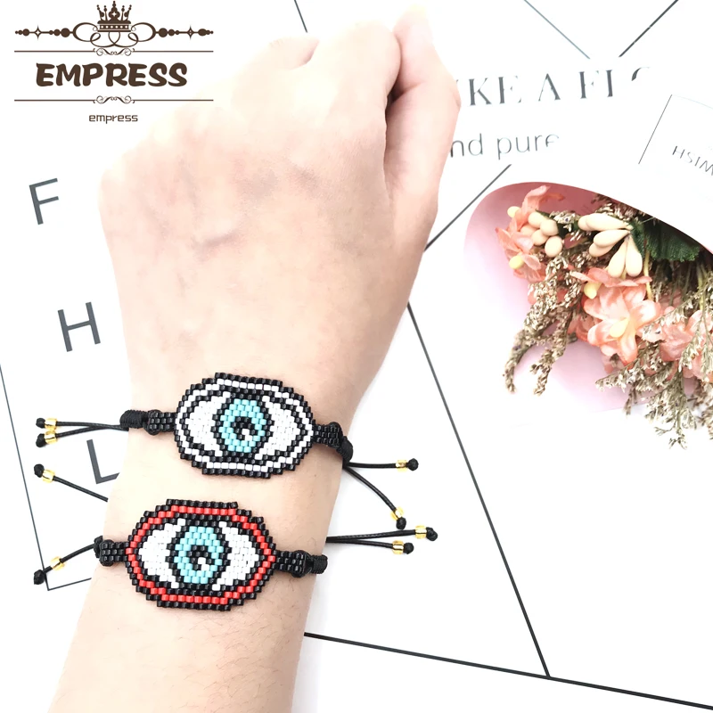 FAIRYWOO New Fashion Miyuki Jewelry Eye Bracelet Vintage Style Rope Bracelets Israel Popular Charm Bracelet Women Delica Gifts
FAIRYWOO New Fashion Miyuki Jewelry Eye Bracelet Vintage Style Rope Bracelets Israel Popular Charm Bracelet Women Delica Gifts