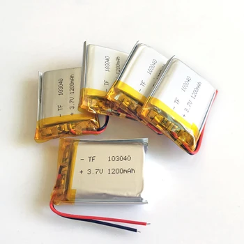Lot 5 pcs 3.7V 1200mAh Lithium Polymer LiPo Rechargeable Battery 103040 For GPS PSP mobile video game PAD E-book Tablet 10*30*40
Lot 5 pcs 3.7V 1200mAh Lithium Polymer LiPo Rechargeable Battery 103040 For GPS PSP mobile video game PAD E-book Tablet 10*30*40