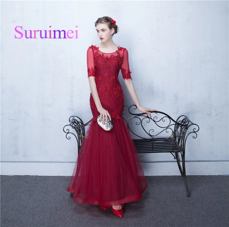 Sexy 2019 Hot Sale Scoop Neck Prom Dresses Robe de Soiree With Short Sleeve Applique Mermaid Evening Party Dresses
Sexy 2019 Hot Sale Scoop Neck Prom Dresses Robe de Soiree With Short Sleeve Applique Mermaid Evening Party Dresses