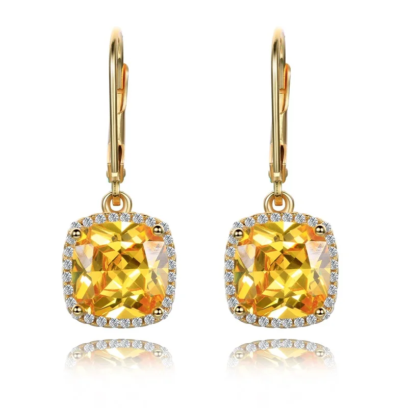 MOONROCY Crystal CZ Earrings Dangle Gold Color Bohemia Yellow Round Simple Dropshipping OL Jewelry Wholesale for Women Girls
MOONROCY Crystal CZ Earrings Dangle Gold Color Bohemia Yellow Round Simple Dropshipping OL Jewelry Wholesale for Women Girls