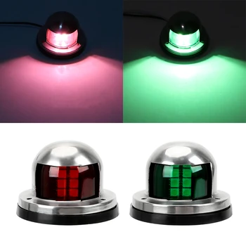 LEEPEE Stainless Steel Signal Light DC 12V 1 Pcs LED Bow Navigation Light for Marine Boat Yacht Yacht Warning Light Red/Green
LEEPEE Stainless Steel Signal Light DC 12V 1 Pcs LED Bow Navigation Light for Marine Boat Yacht Yacht Warning Light Red/Green