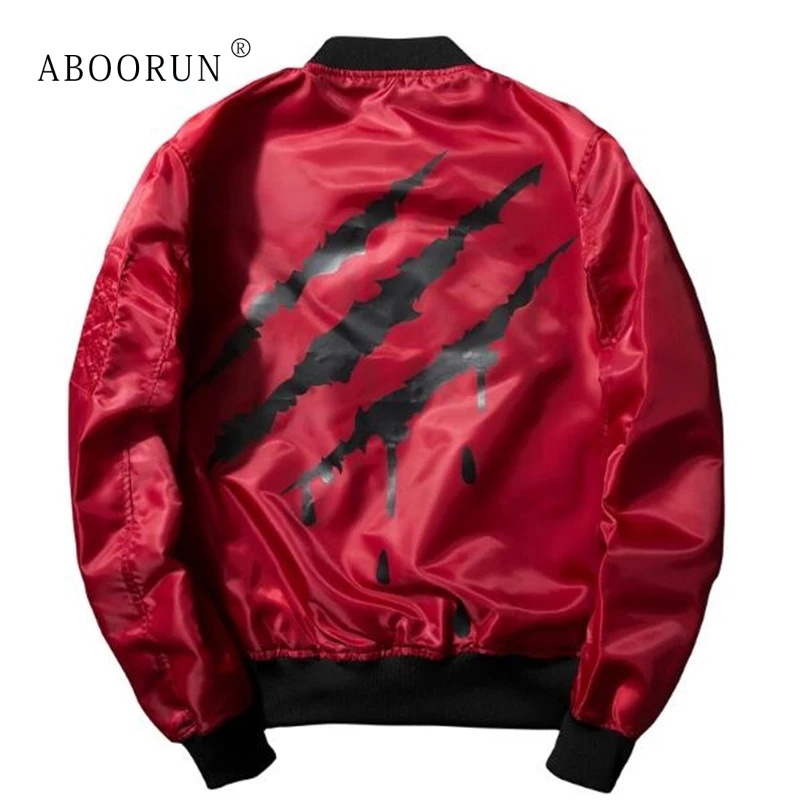 ABOORUN Fashion Men's Bomber Jacket MA1 Air Force Pilot Jacket Hip Hop Printed Windbreaker Coat Brand Clothes
ABOORUN Fashion Men's Bomber Jacket MA1 Air Force Pilot Jacket Hip Hop Printed Windbreaker Coat Brand Clothes