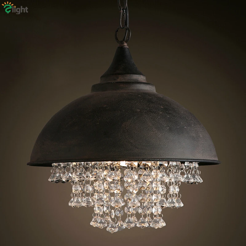 American Retro Iron Led Pendant Lights Loft Lustre Crystal Dining Room Led Pendant Lamp Loft Led Hanging Light Fixtrues
American Retro Iron Led Pendant Lights Loft Lustre Crystal Dining Room Led Pendant Lamp Loft Led Hanging Light Fixtrues