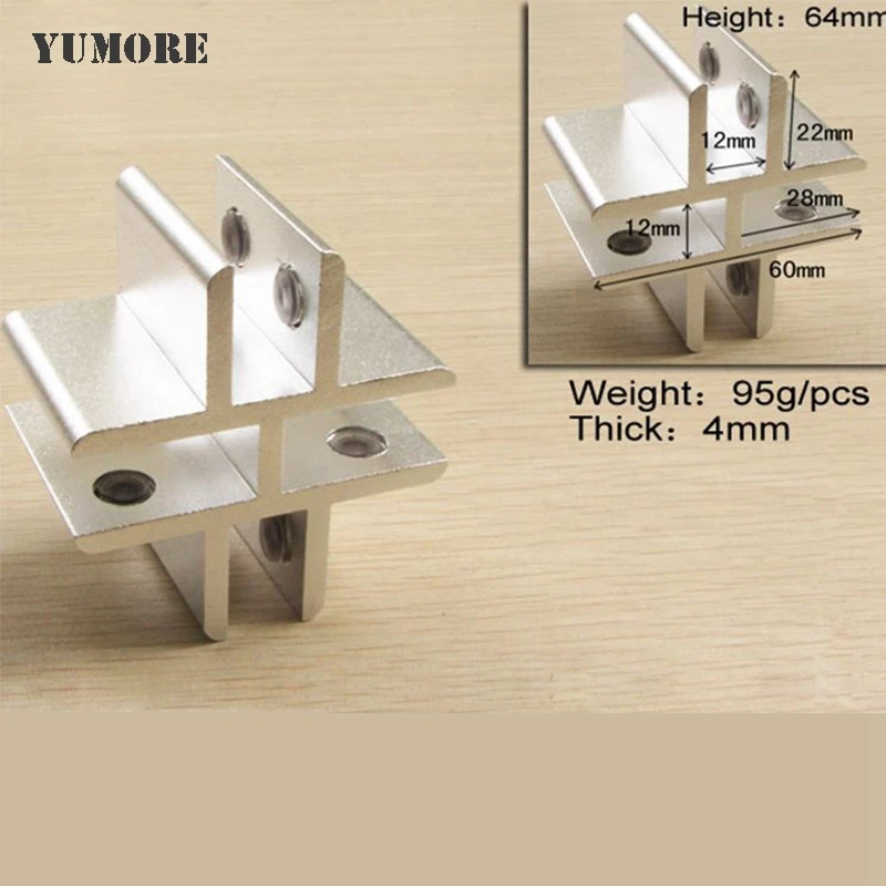DHL Free Shipping Cross Shape Aluminum Glass Shelf Clamp Clips For 8-10 mm Glass 50pcs/lot
DHL Free Shipping Cross Shape Aluminum Glass Shelf Clamp Clips For 8-10 mm Glass 50pcs/lot