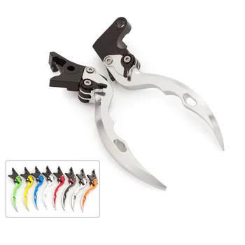 Blade Motorcycle Brake Clutch Levers CNC Adjustable One Pair Silver For Aprilia CAPONORD ETV1000 02-07 RST1000 FUTURA 01-04
Blade Motorcycle Brake Clutch Levers CNC Adjustable One Pair Silver For Aprilia CAPONORD ETV1000 02-07 RST1000 FUTURA 01-04