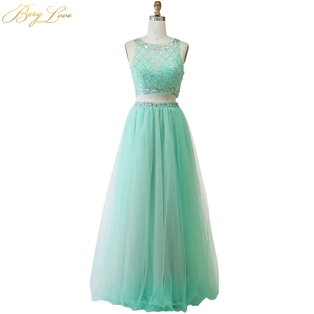 BeryLove Lovely Sparkly Mint Two Pieces Prom Dress 2020 Evening Dress Style Long Graduation Dress Long Beading Green Party Dress
BeryLove Lovely Sparkly Mint Two Pieces Prom Dress 2020 Evening Dress Style Long Graduation Dress Long Beading Green Party Dress