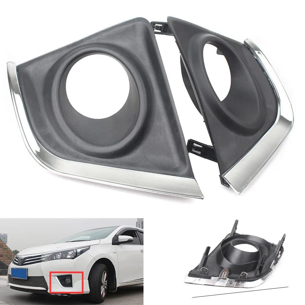 2PCS For TOYOTA COROLLA EU-VERSION 2014 2015 2016 Front Bumper Fog Light Lamp Cover Trim Accessories
2PCS For TOYOTA COROLLA EU-VERSION 2014 2015 2016 Front Bumper Fog Light Lamp Cover Trim Accessories