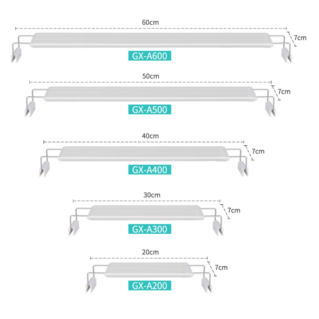 FangNymph Fish Tank Stand Slim LEDs Lighting Extensible Bracket Aquatic Plant Clip On Light Aquarium Stand EU Plug
FangNymph Fish Tank Stand Slim LEDs Lighting Extensible Bracket Aquatic Plant Clip On Light Aquarium Stand EU Plug