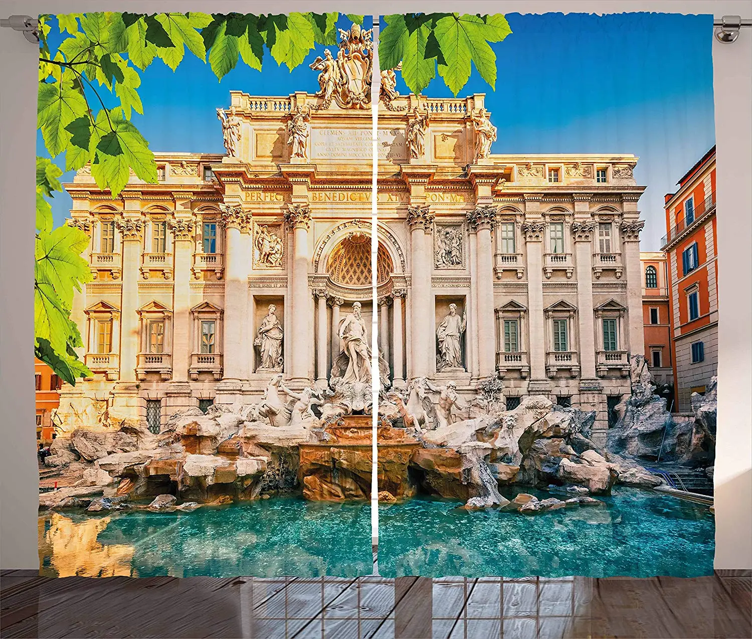 Italy Window Curtains Fountain Di Trevi Famous Travel Destination Tourist Attraction European Landmark Living Room Bedroom
Italy Window Curtains Fountain Di Trevi Famous Travel Destination Tourist Attraction European Landmark Living Room Bedroom