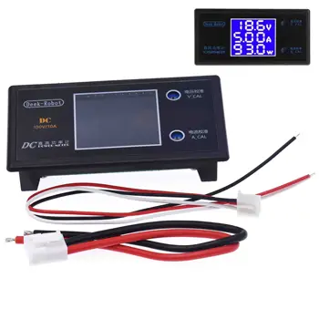 DC 0-100V 10A 1000W LCD Digital Voltmeter Ammeter Wattmeter Voltage Current Power Meter Volt Detector Tester Monitor 12V 24V 36V
DC 0-100V 10A 1000W LCD Digital Voltmeter Ammeter Wattmeter Voltage Current Power Meter Volt Detector Tester Monitor 12V 24V 36V