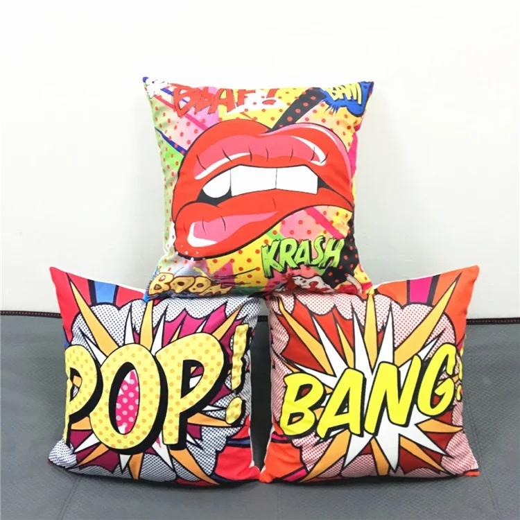 7 Styles Pop Art Sexy Lip Custom Cushion Covers Superman Logo Candy Color Soft Pillow Cases 40X40cm Bedroom Sofa Decoration
7 Styles Pop Art Sexy Lip Custom Cushion Covers Superman Logo Candy Color Soft Pillow Cases 40X40cm Bedroom Sofa Decoration