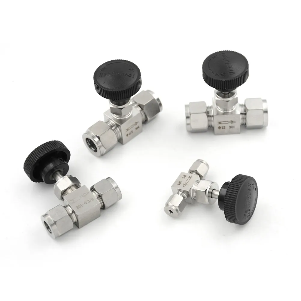 SS304 Adjustable Needle Valve 3 4 6 8 10 12 Mm Tube Stainless Steel 304 High Pressure Acid Proof Straight Card Set Crane
SS304 Adjustable Needle Valve 3 4 6 8 10 12 Mm Tube Stainless Steel 304 High Pressure Acid Proof Straight Card Set Crane