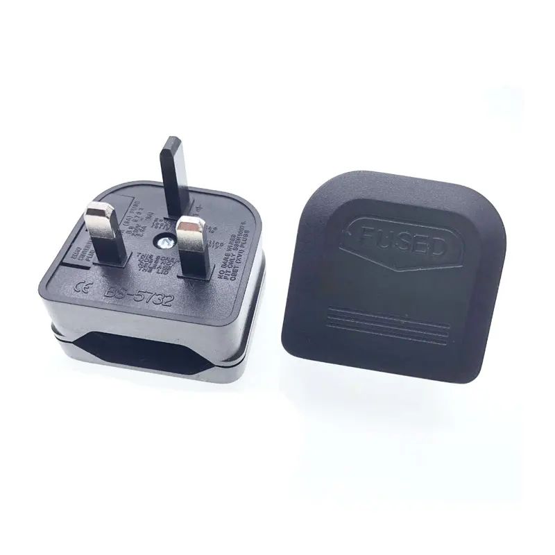 UK England to EU Europe plug converter round 2pins to square 3 pins 13A box type power adapter socket
UK England to EU Europe plug converter round 2pins to square 3 pins 13A box type power adapter socket