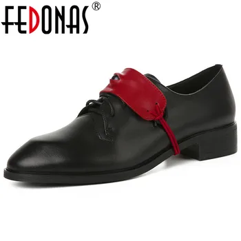FEDONAS Classic Women Genuine Leather Pumps with Round Toes 2020 Spring Autumn Casual Shoes Woman Basic Female Lace Up Shoes
FEDONAS Classic Women Genuine Leather Pumps with Round Toes 2020 Spring Autumn Casual Shoes Woman Basic Female Lace Up Shoes